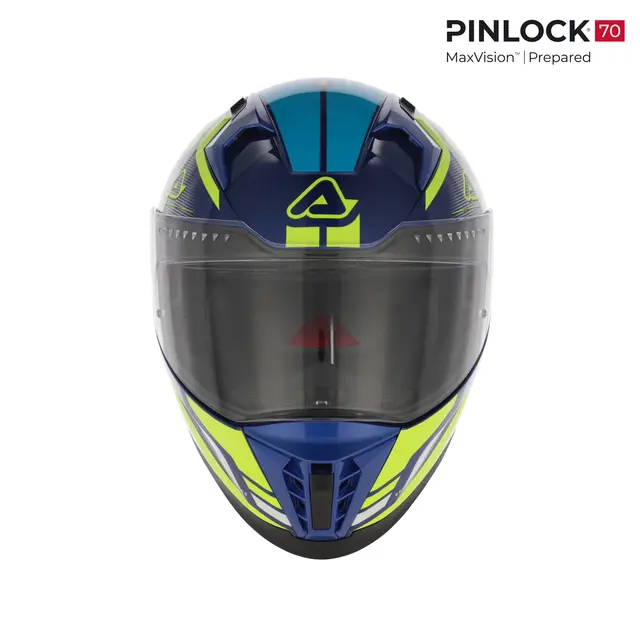 AC Helmets X-Way Graphic Blue/Yellow 