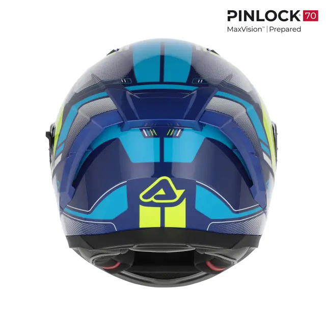 AC Helmets X-Way Graphic Blue/Yellow 