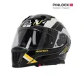 AC Helmets X-Way Graphic Black/Yellow