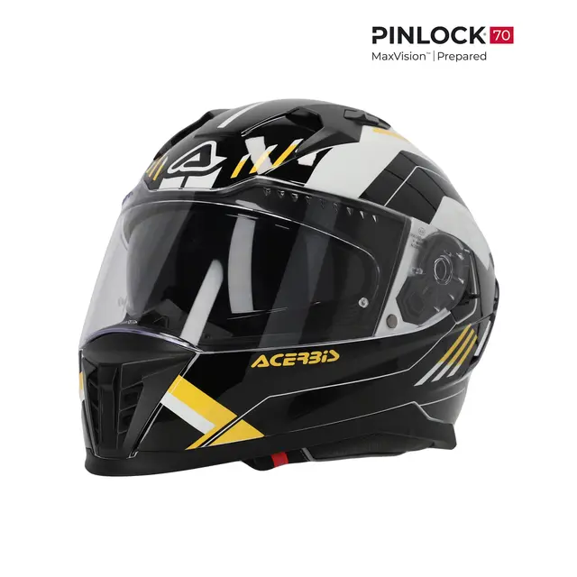 AC Helmets X-Way Graphic Black/Yellow 