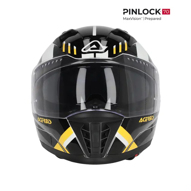 AC Helmets X-Way Graphic Black/Yellow 