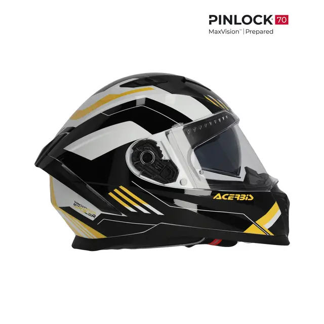 AC Helmets X-Way Graphic Black/Yellow 