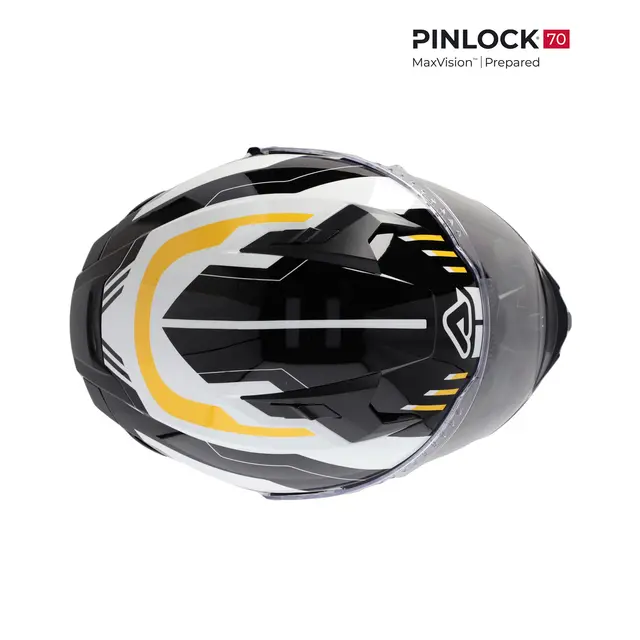AC Helmets X-Way Graphic Black/Yellow 