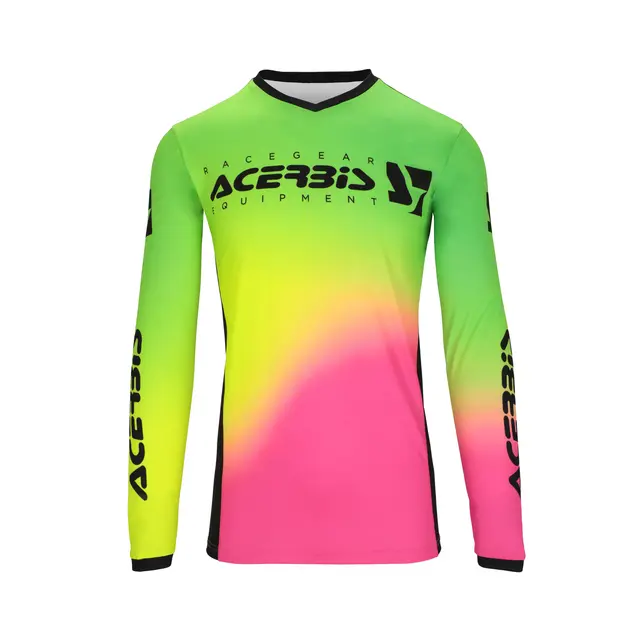 AC Jersey Mx J-Track Stabi Fucsia/Yellow Fluo 