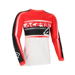 AC Jersey Mx Linear Lugo White/Red