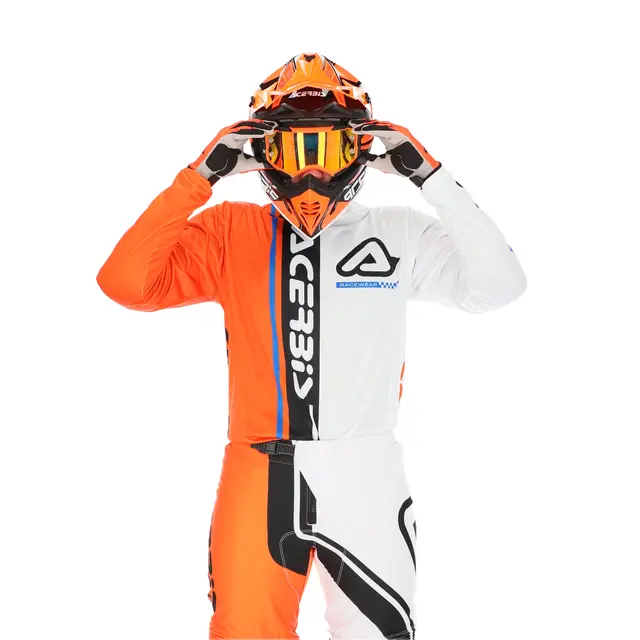 AC Jersey Mx J-Track Connection White/Orange 