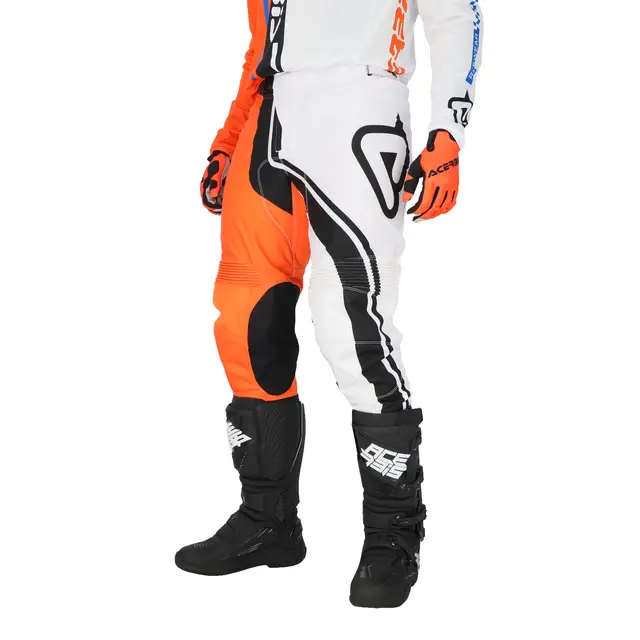 AC Pants Mx Track Connection White/Orange 