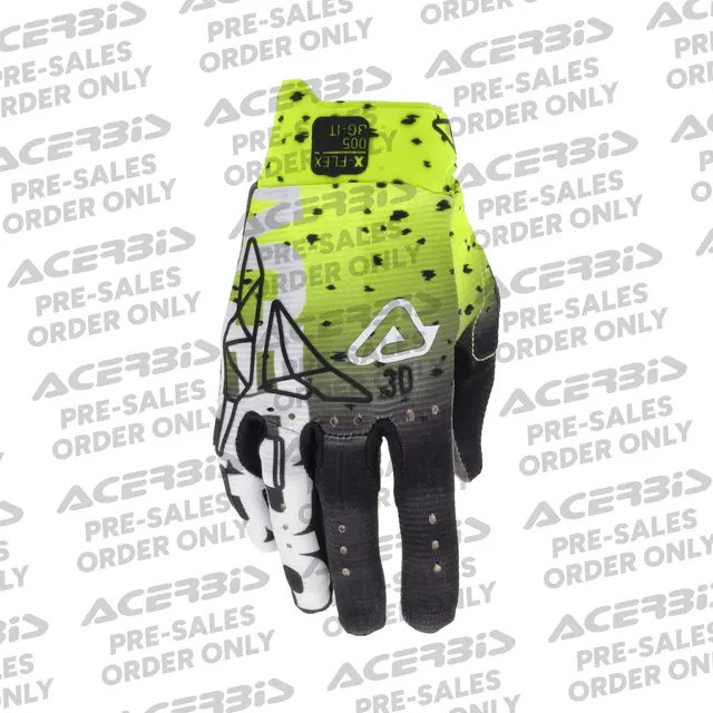 AC GLOVES X-FLEX 2.0 BLACK/YELLOW 