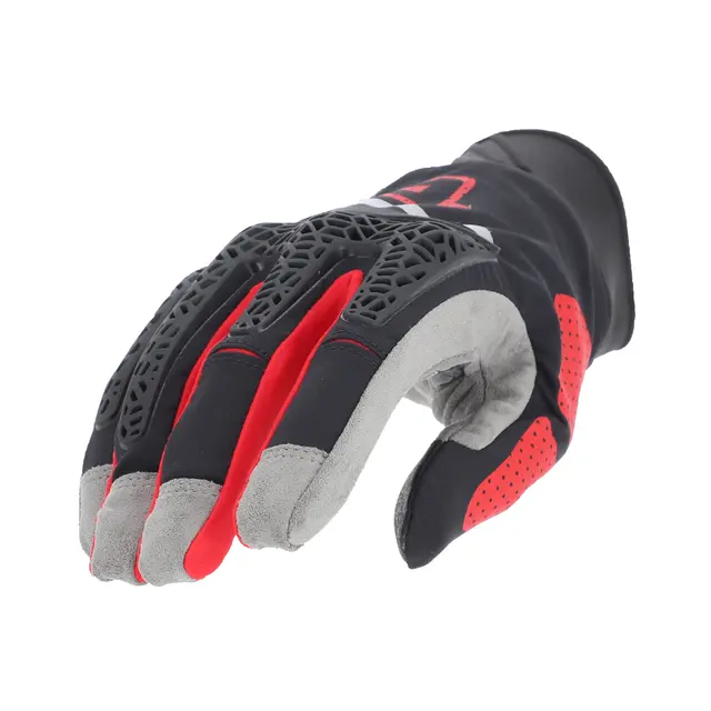 AC Gloves Ce Enduro Pro Black/Red 