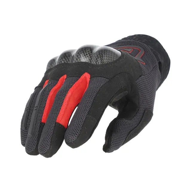 AC Gloves Ce Ramsey My Vented Pro Black/Red 