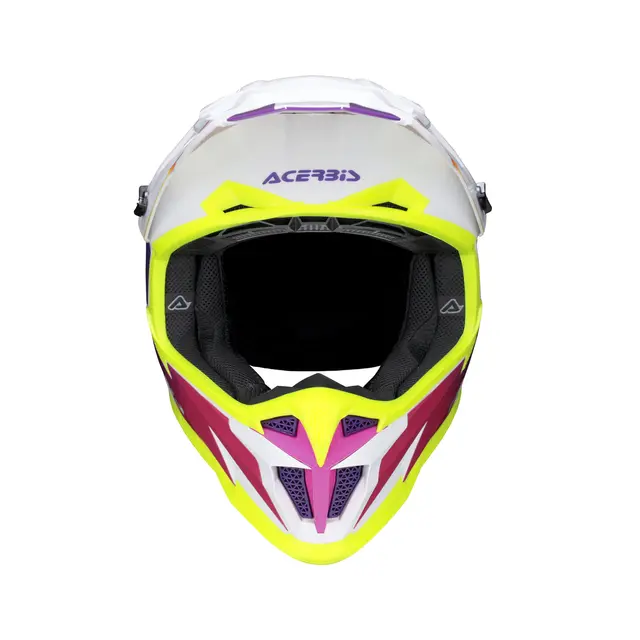 AC Helmets T711 White/Purple 