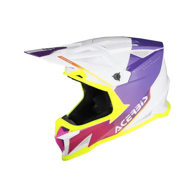 AC Helmets T711 White/Purple 