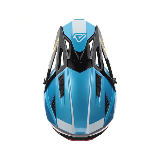 AC Helmets T711 Light Blue/White 