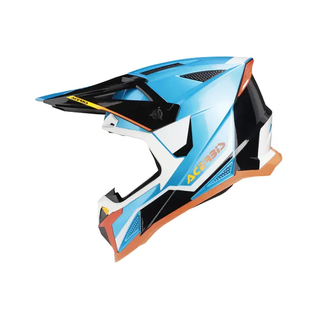 AC Helmets T711 Light Blue/White 