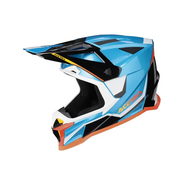 AC Helmets T711 Light Blue/White 