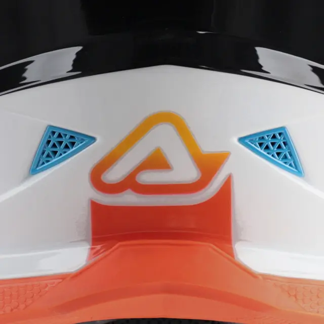 AC Helmets T711 Light Blue/White 
