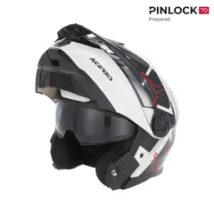 AC Helmet Rider White/Black