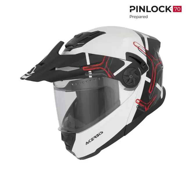 AC Helmet Rider White/Black 