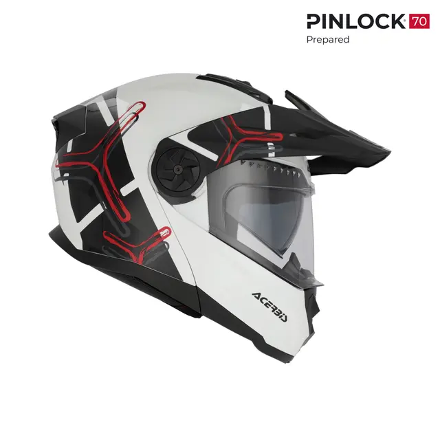 AC Helmet Rider White/Black 
