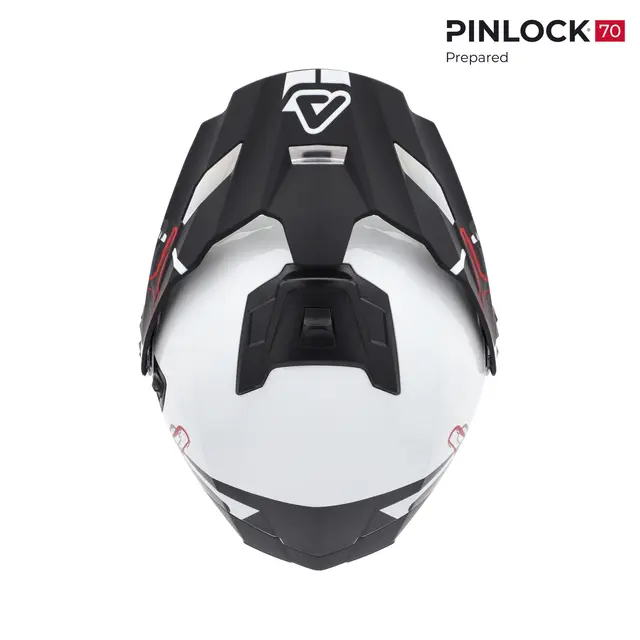 AC Helmet Rider White/Black 