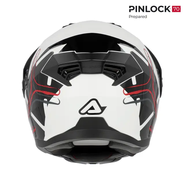 AC Helmet Rider White/Black 
