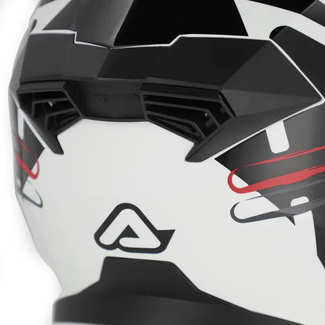 AC Helmet Rider White/Black 