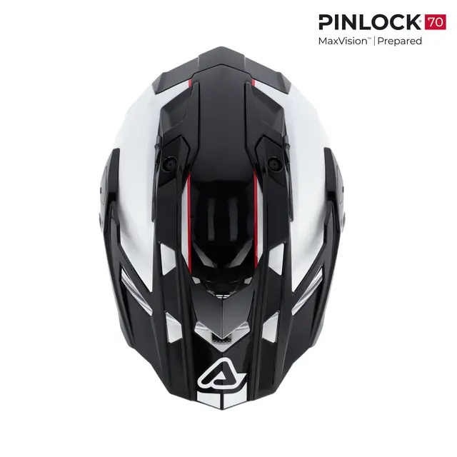 AC Helmet Attack White/Black 