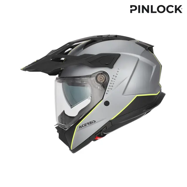 AC HELMET ATTACK GREY/YELLOW 