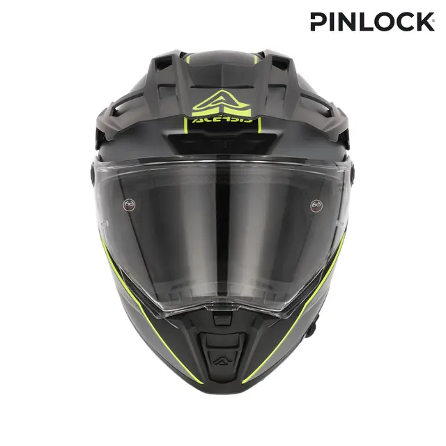 AC HELMET ATTACK GREY/YELLOW 