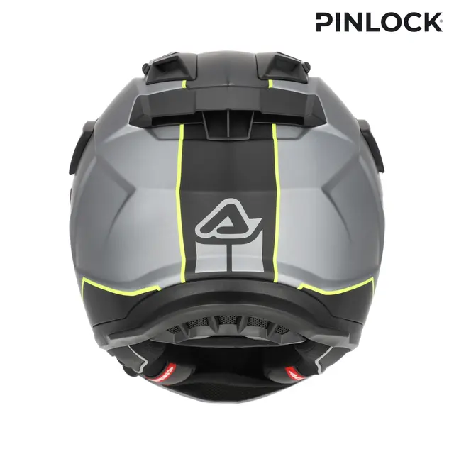 AC HELMET ATTACK GREY/YELLOW 