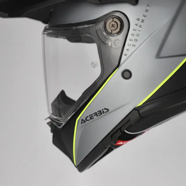AC HELMET ATTACK GREY/YELLOW 