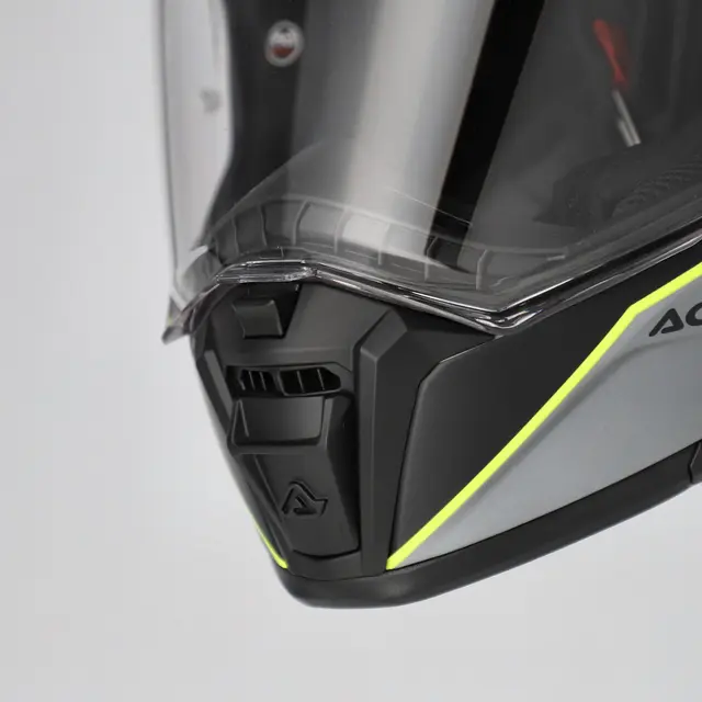 AC HELMET ATTACK GREY/YELLOW 