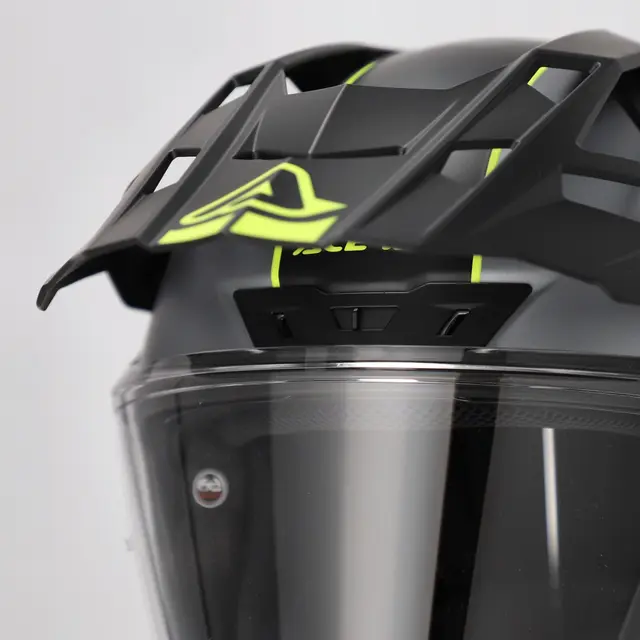 AC HELMET ATTACK GREY/YELLOW 