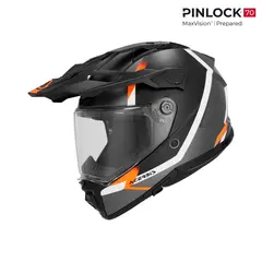 AC Helmet Attack Nero/Arancio Fluo