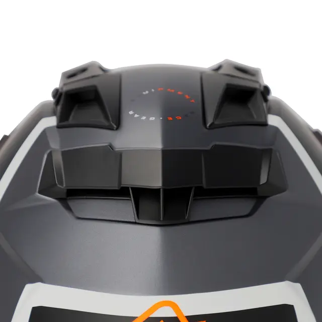 AC Helmet Attack Nero/Arancio Fluo 