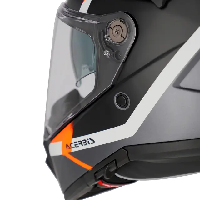 AC Helmet Attack Nero/Arancio Fluo 