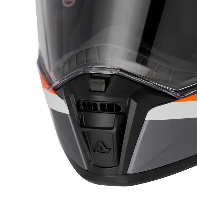 AC Helmet Attack Nero/Arancio Fluo 