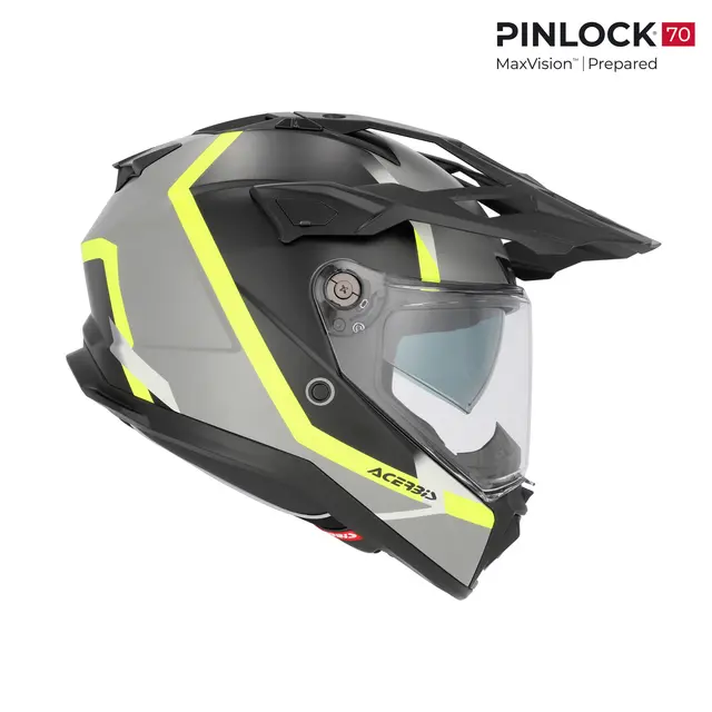 AC Helmet Attack Black/Fluo Yellow 