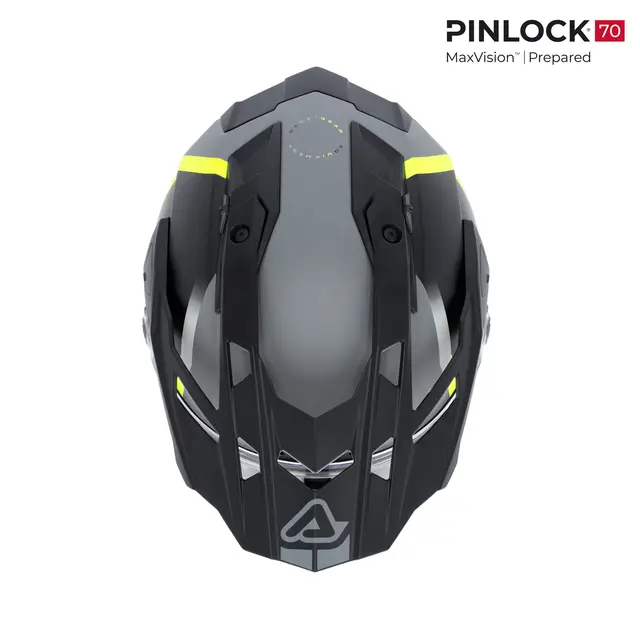 AC Helmet Attack Black/Fluo Yellow 