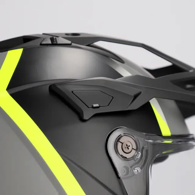 AC Helmet Attack Black/Fluo Yellow 