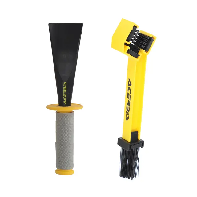 AC RASPA MUD SCRAPER/BRUSCIA CHAIN BRUSH Moto Accessories / Race Materials 