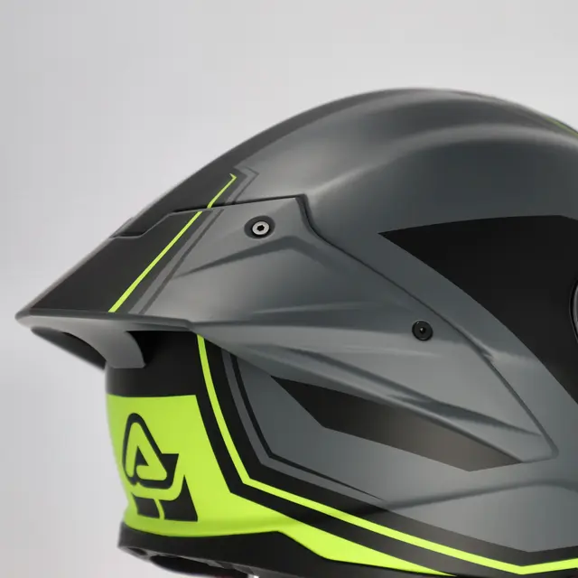AC Helmet Tarmak-X Grey/Yellow 