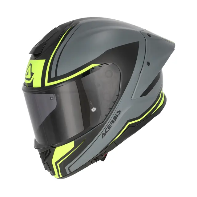 AC Helmet Tarmak-X Grey/Yellow 