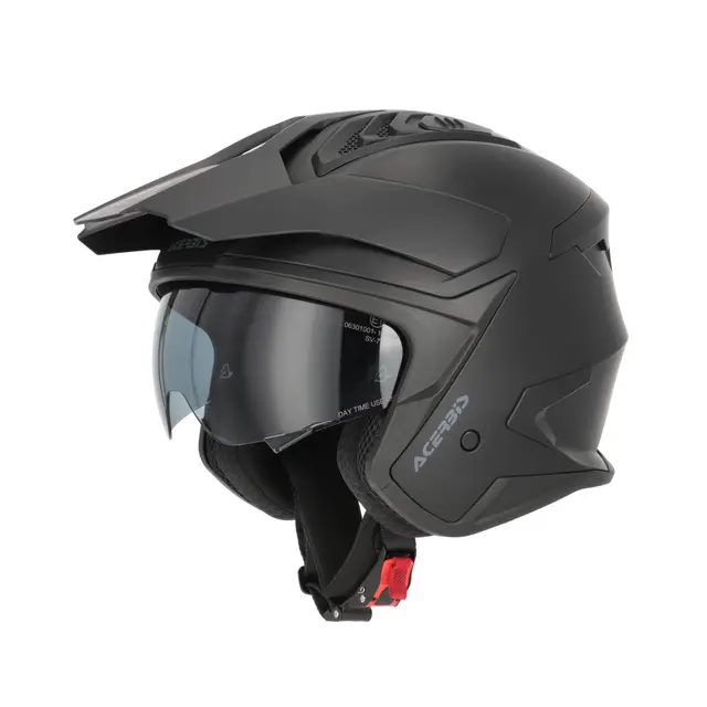 AC HELMET JET ARIA EVO BLACK 
