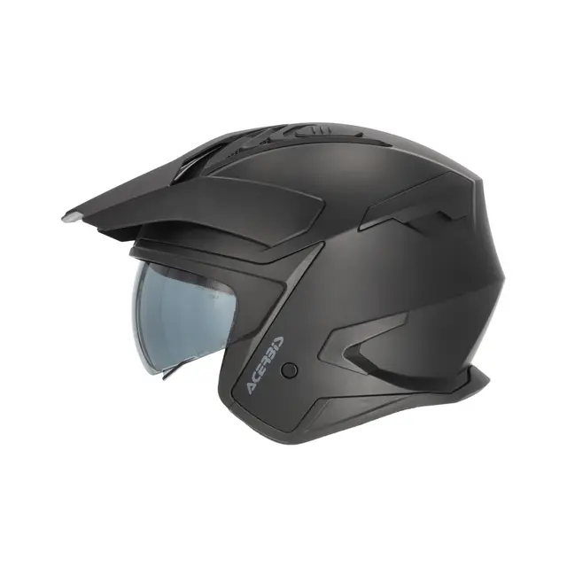 AC HELMET JET ARIA EVO BLACK 