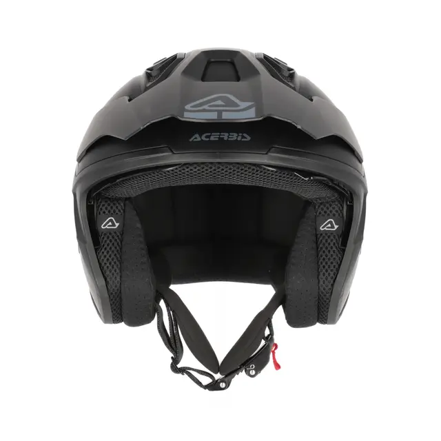 AC HELMET JET ARIA EVO BLACK 