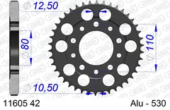 AFAM Bakdrev, Aluminium #530 CB/R 1000