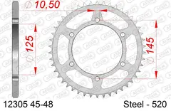 AFAM Bakdrev, St&#229;l #520 - Yamaha DT/MT-03/XJ/XT/XTZ
