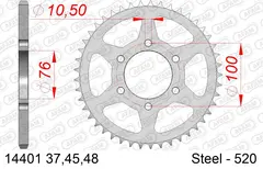 AFAM Bakdrev, St&#229;l #520 - Suzuki DR/GN