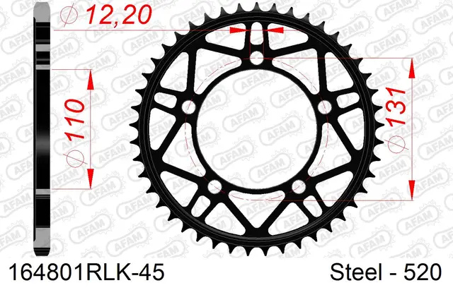 AFAM Bakdrev Racing "RLK" - Stål, #520 